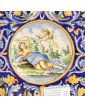 Majolica Dish with Wooden Stand
