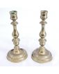 Paire de Bougeoirs en Bronze