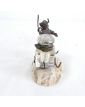 Small Spelter Inkwell with Marine Decor
