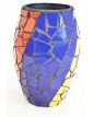 Vase avec Incrustation de Mosaïque