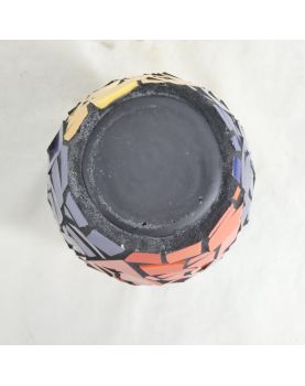 Vase avec Incrustation de Mosaïque