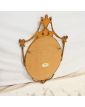Oval Mirror with Molded and Openwork Gold Frame