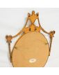 Oval Mirror with Molded and Openwork Gold Frame
