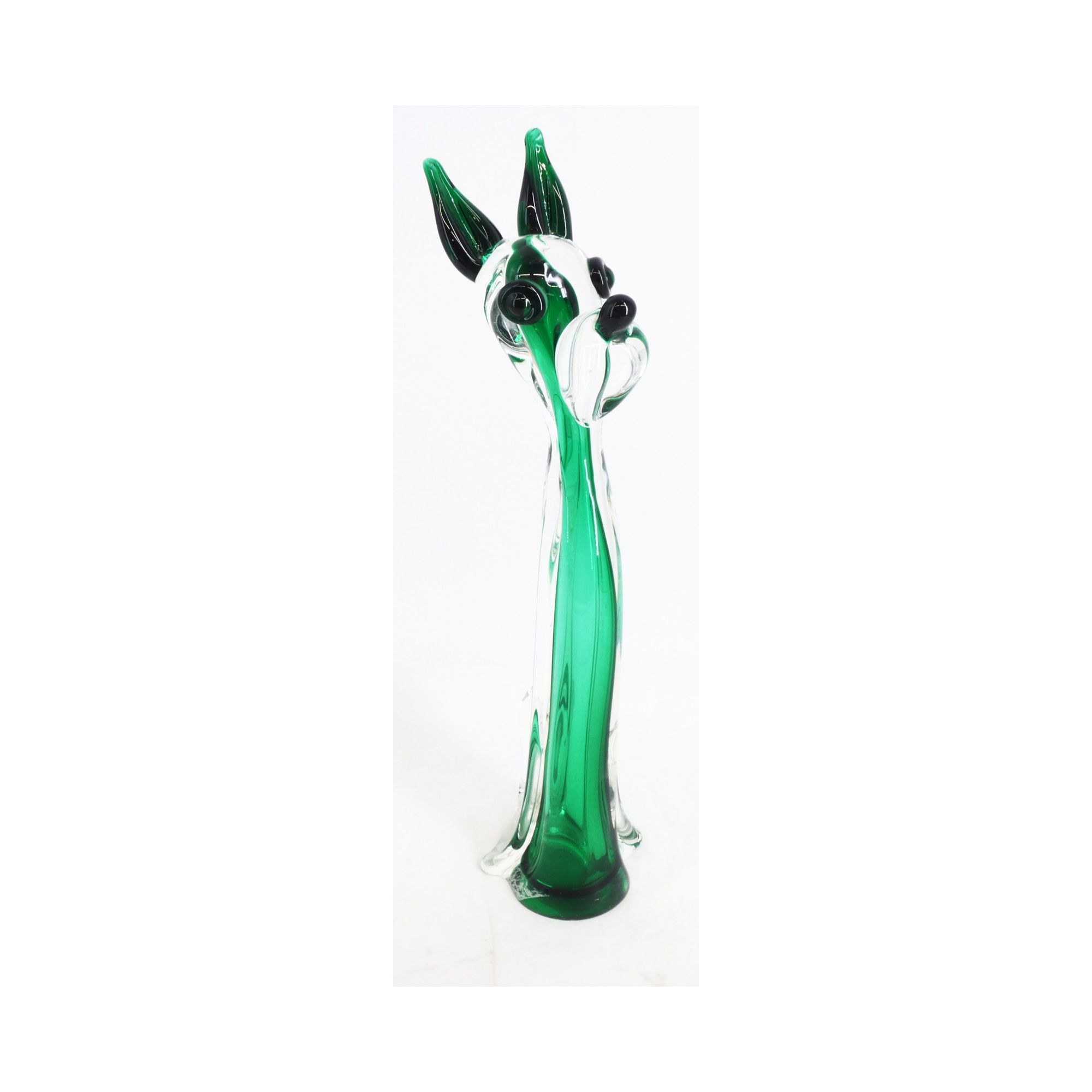 Blown Glass Dog Attributed to MURANO Blown Glass Dog Attributed to MURANO
