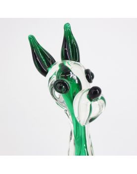Chien en Verre Soufflé Attribué à MURANO