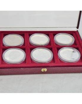 Lot de 6 Médailles en Argent