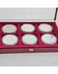 Lot de 6 Médailles en Argent