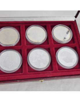 Lot de 6 Médailles en Argent