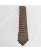 HERMES Horseshoe Decor Silk Tie