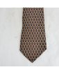 HERMES Horseshoe Decor Silk Tie