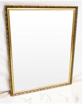 Grand Miroir Biseauté Cadre Doré