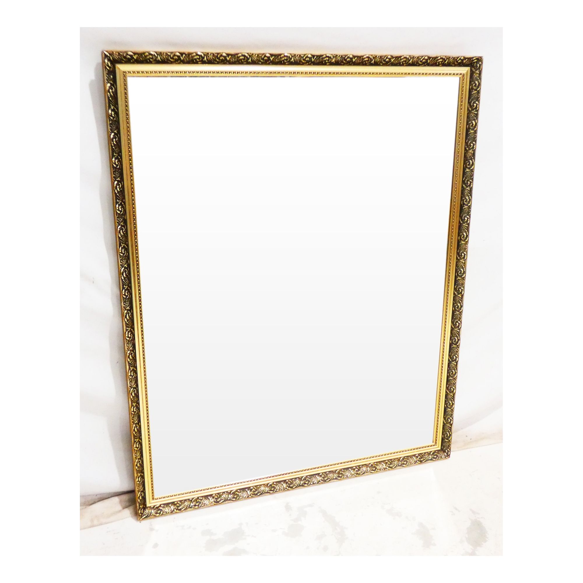 Grand Miroir Biseauté Cadre Doré Grand Miroir Biseauté Cadre Doré