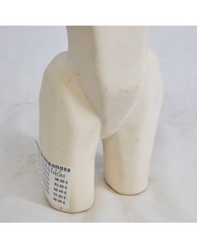 Small Bust of a Nude Woman in Earthenware Signed Louise HEDERSTRÖM