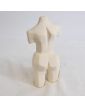 Small Bust of a Nude Woman in Earthenware Signed Louise HEDERSTRÖM