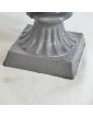 Paire de Petites Vases Médicis Peint en Gris