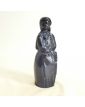 Stoneware Subject Blue Woman Signed Louis JOUBERT