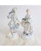 Couple en Porcelaine Polychrome