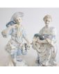 Couple en Porcelaine Polychrome