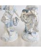 Couple en Porcelaine Polychrome