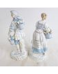 Couple en Porcelaine Polychrome