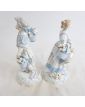 Couple en Porcelaine Polychrome