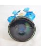 Large Subject Pair of Blue Birds in Blown Glass Attributed to Murano