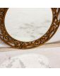 Round Mirror with Openwork Frame