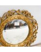 Miroir de Sorcière Bombé Cadre Mouluré et Ajouré