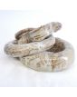 Serpent en Céramique Emaillé Beige 7 kilos