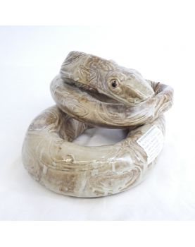Serpent en Céramique Emaillé Beige 7 kilos