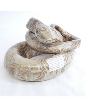 Serpent en Céramique Emaillé Beige 7 kilos