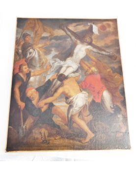 Oil on Canvas Elevation of Christ