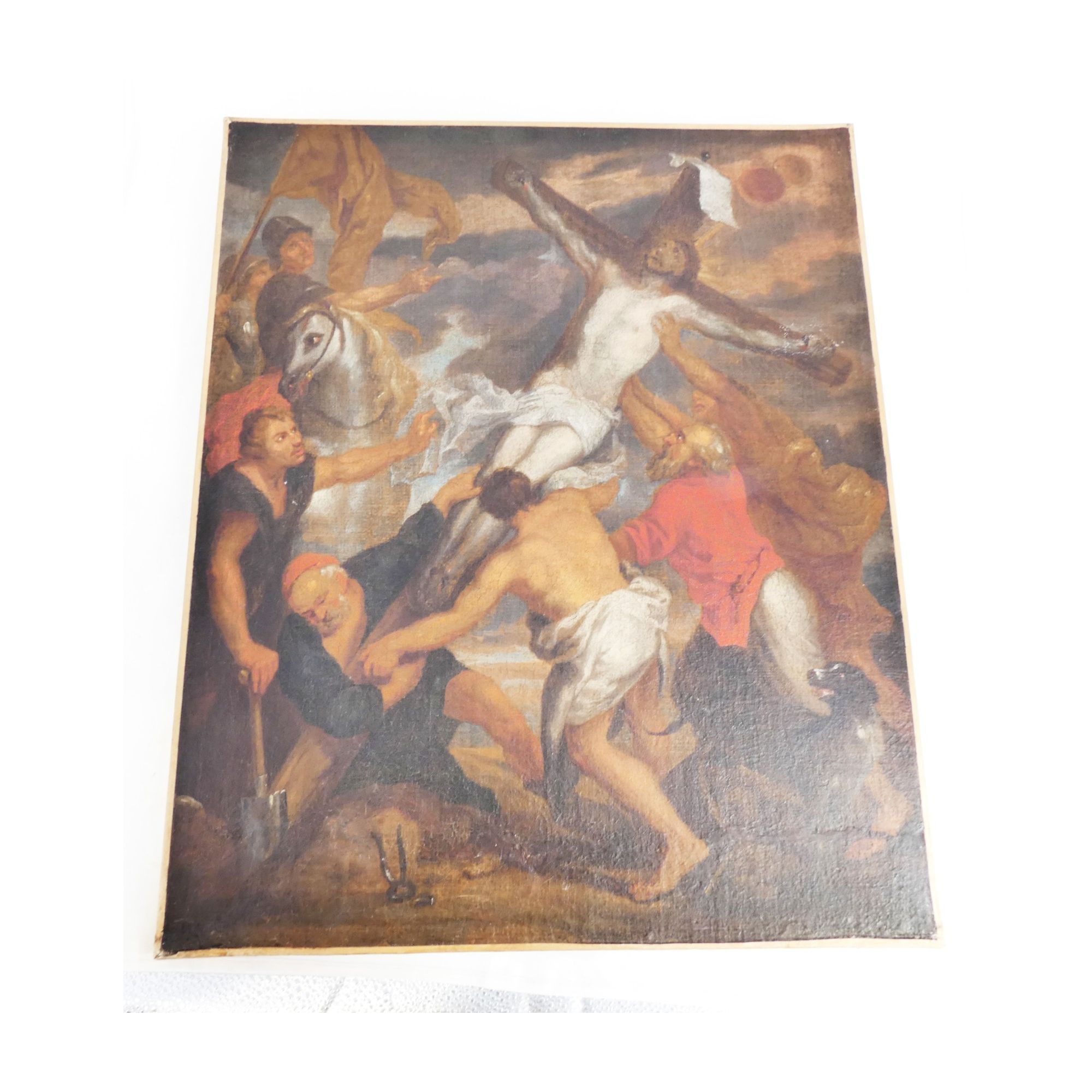 Huile sur Toile Elévation du Christ Huile sur Toile Elévation du Christ