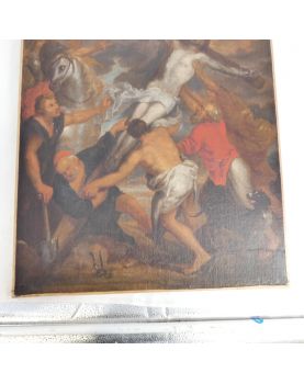 Oil on Canvas Elevation of Christ