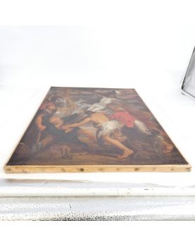 Oil on Canvas Elevation of Christ