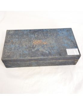 Ancienne Boîte de Jeu en Bois MECCANO