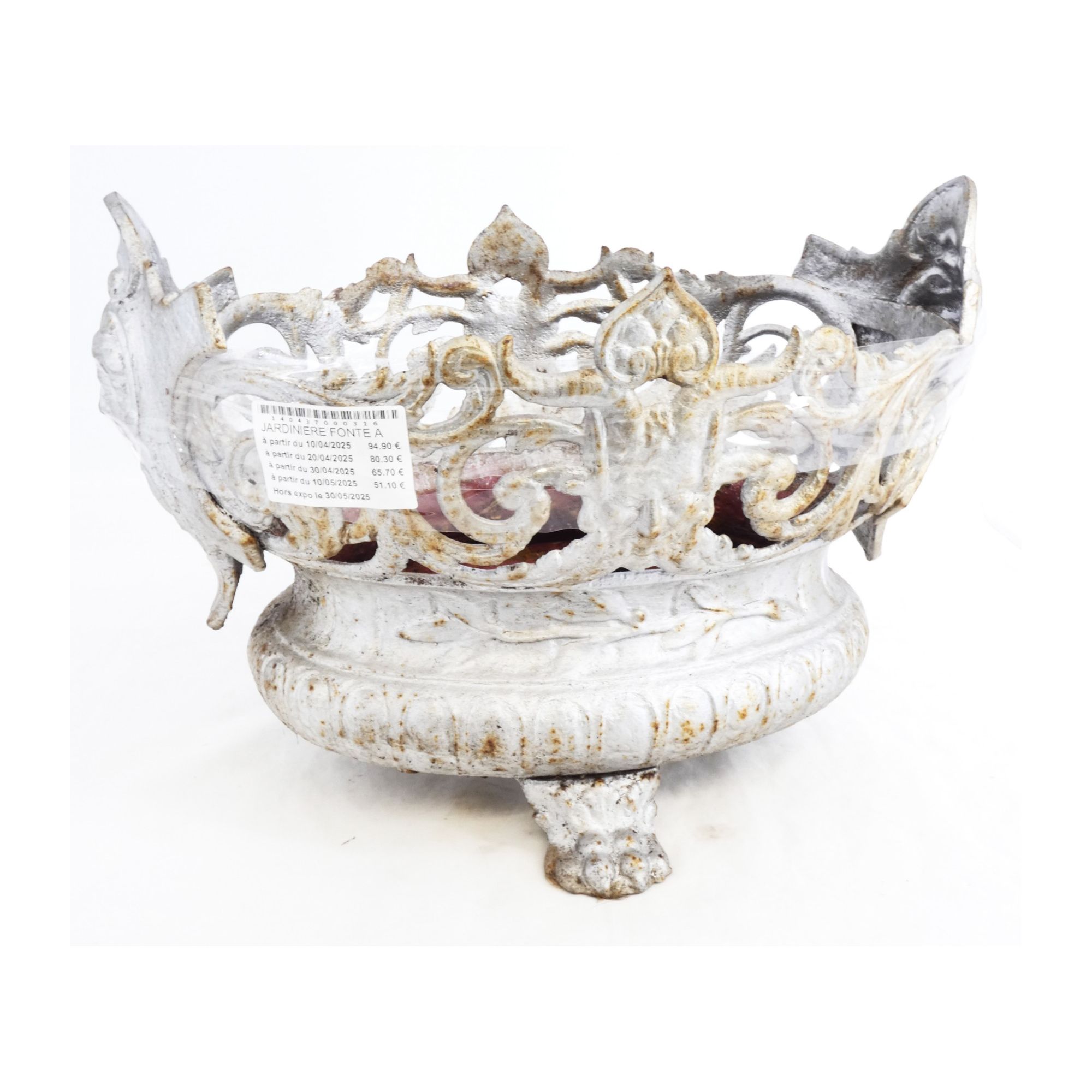 Openwork Cast Iron Planter Openwork Cast Iron Planter