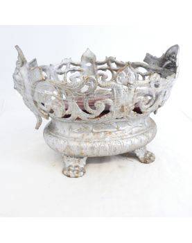Openwork Cast Iron Planter