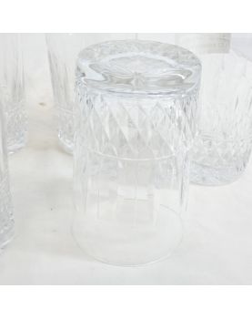 Set of 6 TOMY Crystal Orangeade Glasses