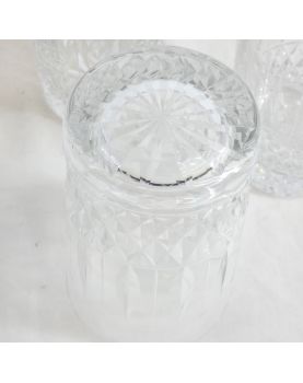 Set of 6 TOMY Crystal Orangeade Glasses
