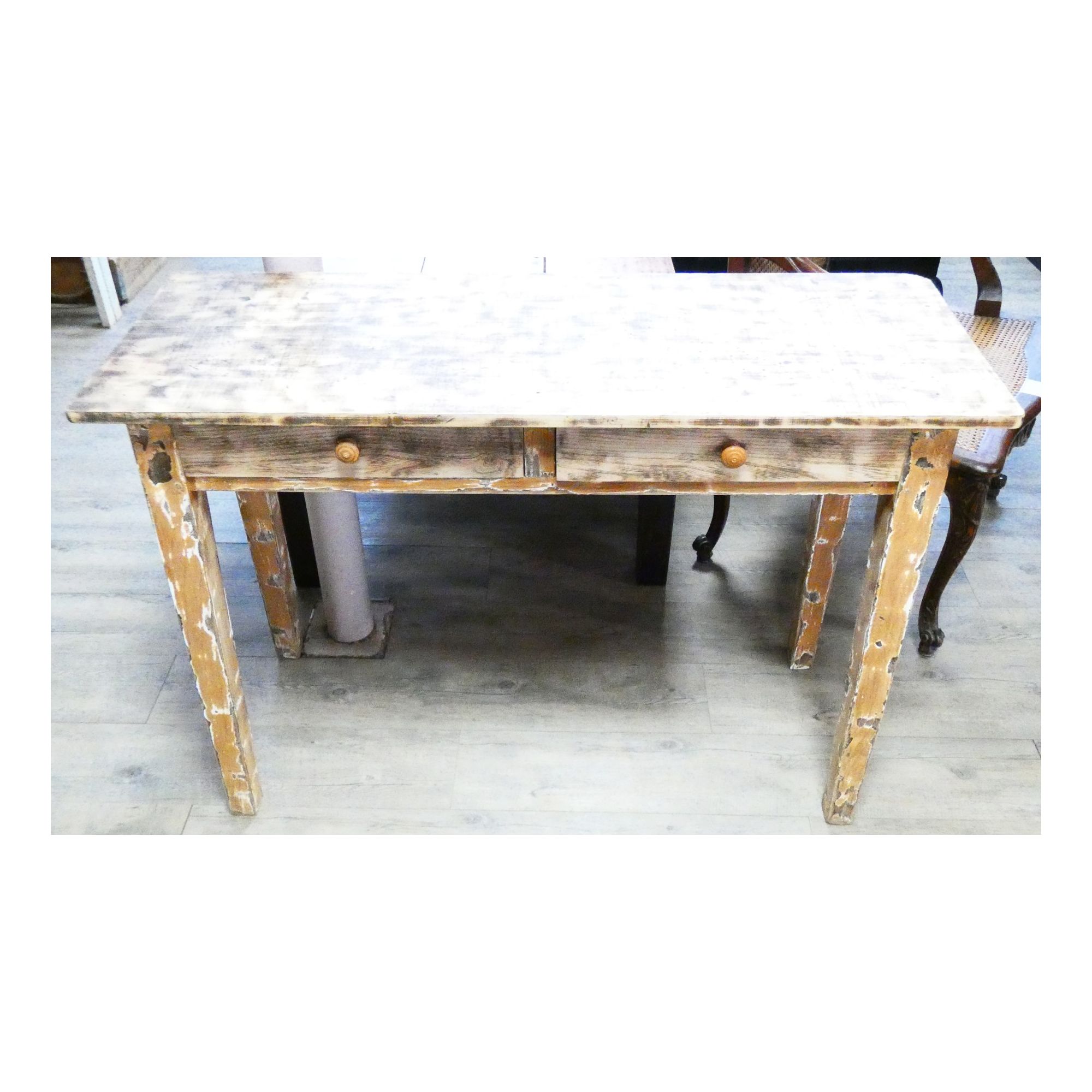 2 Drawer Patinated Console 2 Drawer Patinated Console