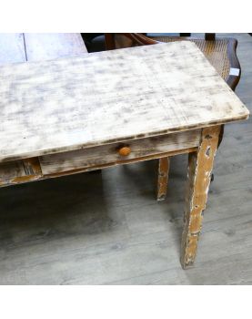 Console 2 Tiroirs Patiné