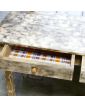 Console 2 Tiroirs Patiné