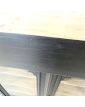 Black Patinated Display Case 2 Doors with Key
