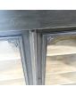 Black Patinated Display Case 2 Doors with Key