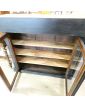 Black Patinated Display Case 2 Doors with Key