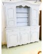 Buffet Deux Corps 5 Portes 3 Tiroirs Gris