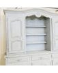Buffet Deux Corps 5 Portes 3 Tiroirs Gris