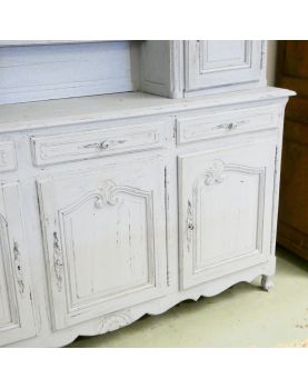 Two-Body Sideboard 5 Doors 3 Drawers Grey