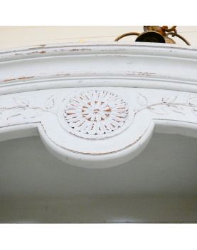 Buffet Deux Corps 5 Portes 3 Tiroirs Gris